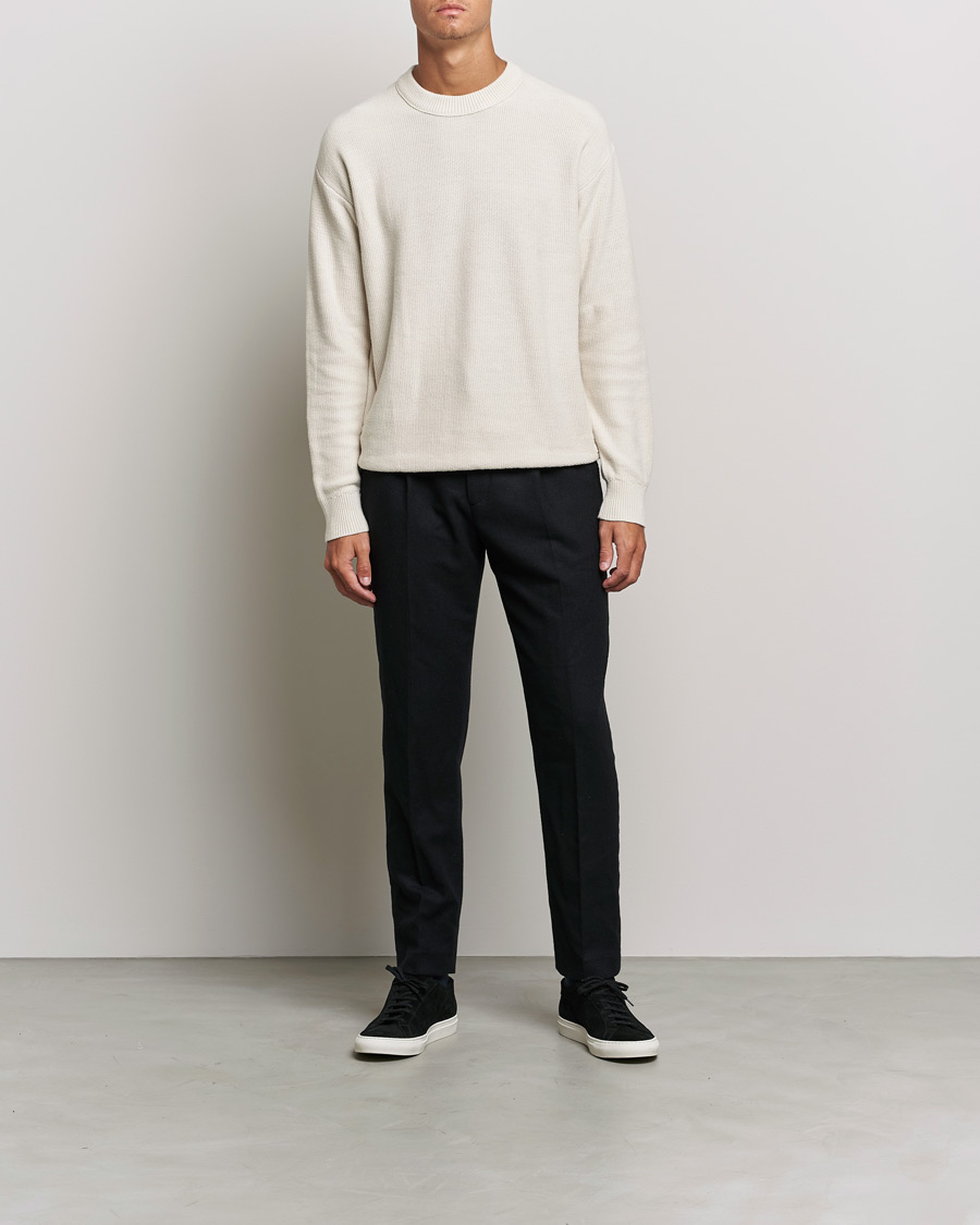 Men | Sweaters & Knitwear | Calvin Klein | Texture Knitted Sweater Stony Beige