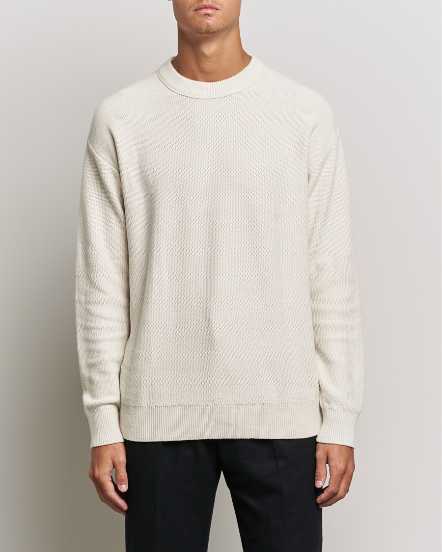 Men | Sweaters & Knitwear | Calvin Klein | Texture Knitted Sweater Stony Beige