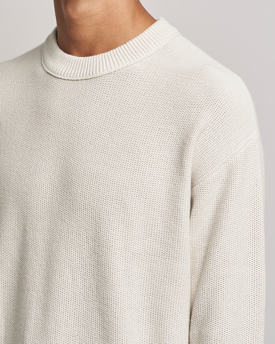 Men | Sweaters & Knitwear | Calvin Klein | Texture Knitted Sweater Stony Beige