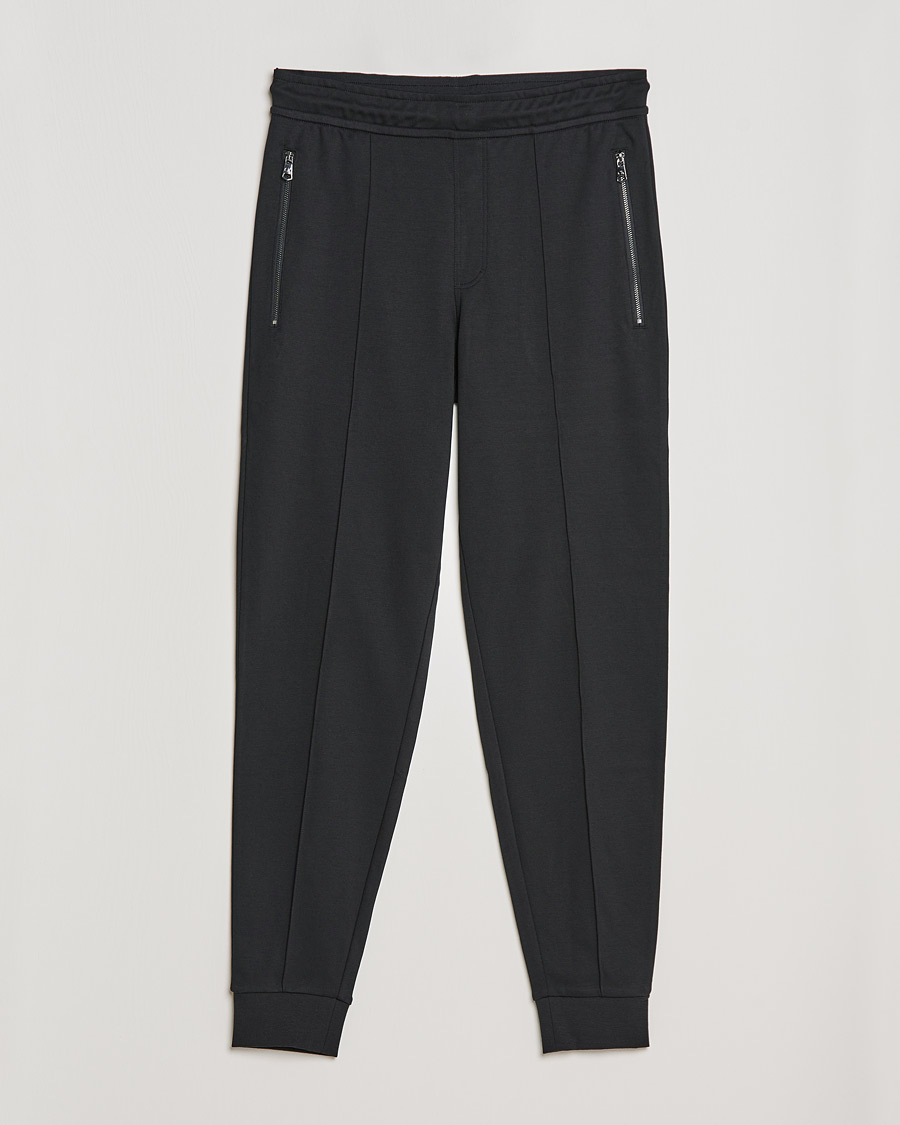 Men | Drawstring Trousers | Calvin Klein | Comfort Knitted Pants Black