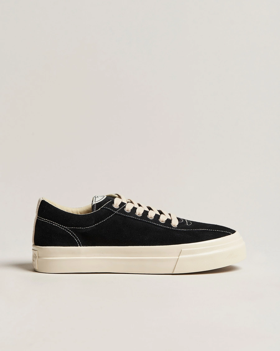 Men | Sneakers | Stepney Workers Club | Dellow Suede Sneaker Black/Ecru