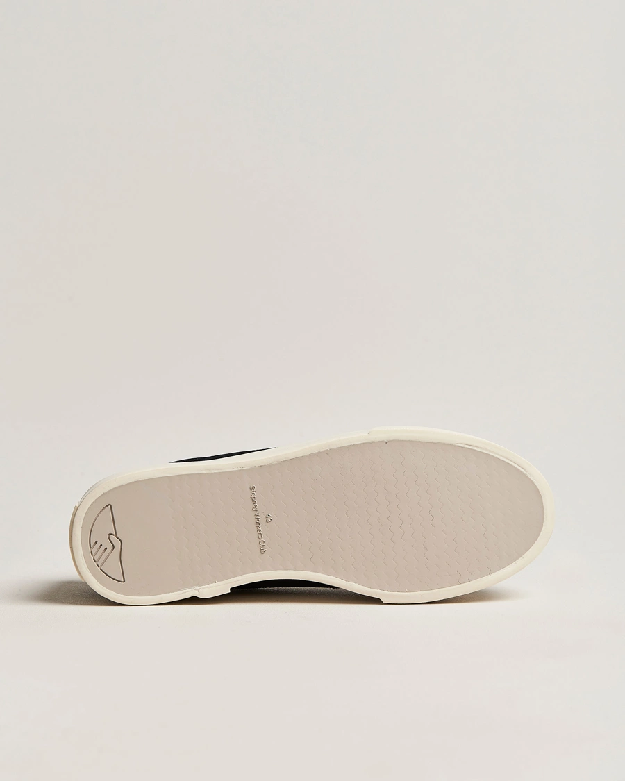 Men | Sneakers | Stepney Workers Club | Dellow Suede Sneaker Black/Ecru