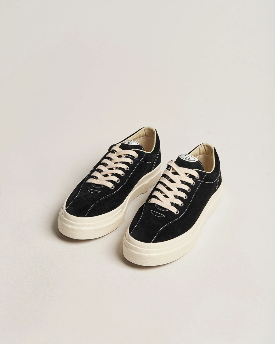 Men | Sneakers | Stepney Workers Club | Dellow Suede Sneaker Black/Ecru