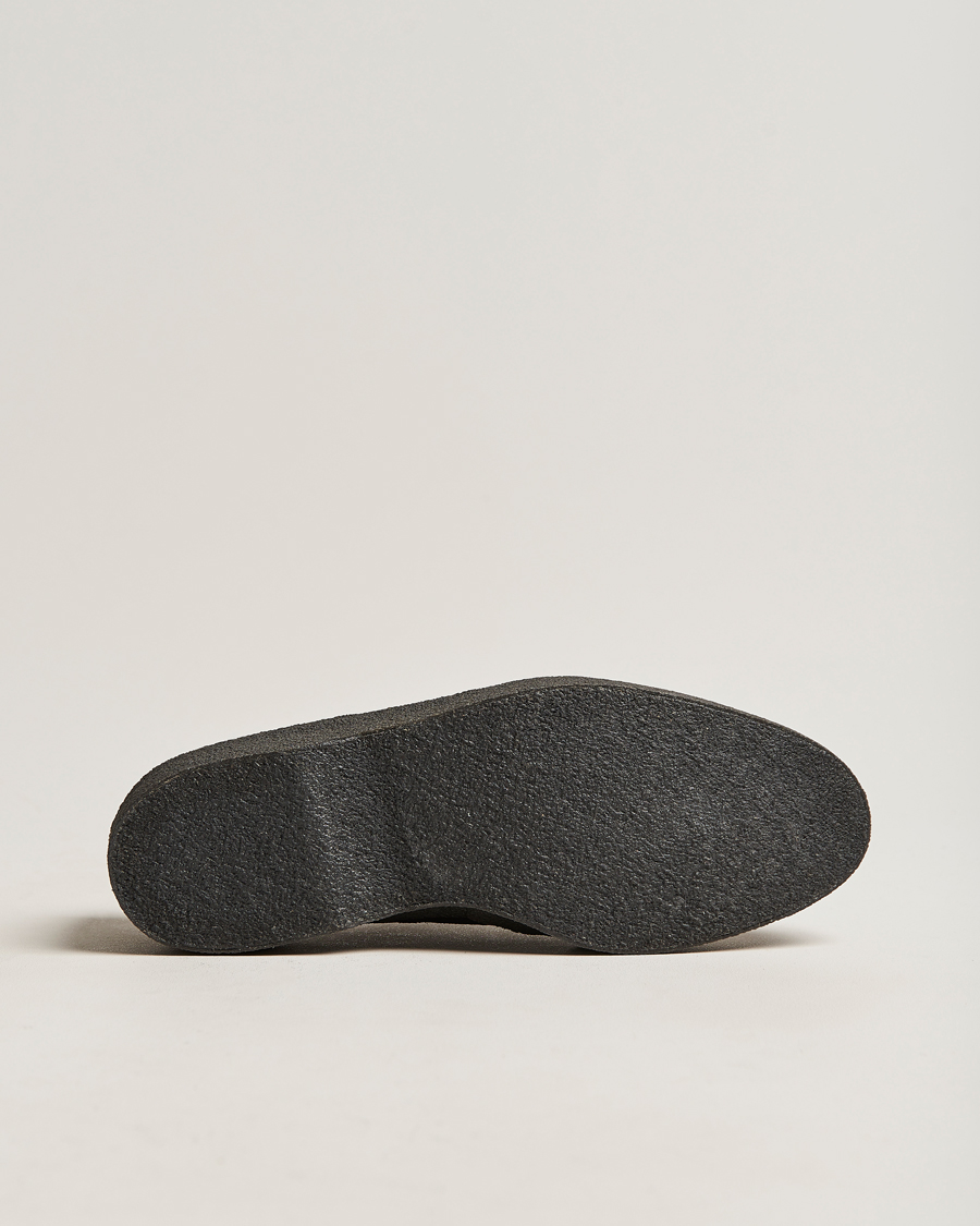 Men | Sanders Gibson Lo Top Derby Black Suede | Sanders | Gibson Lo Top Derby Black Suede