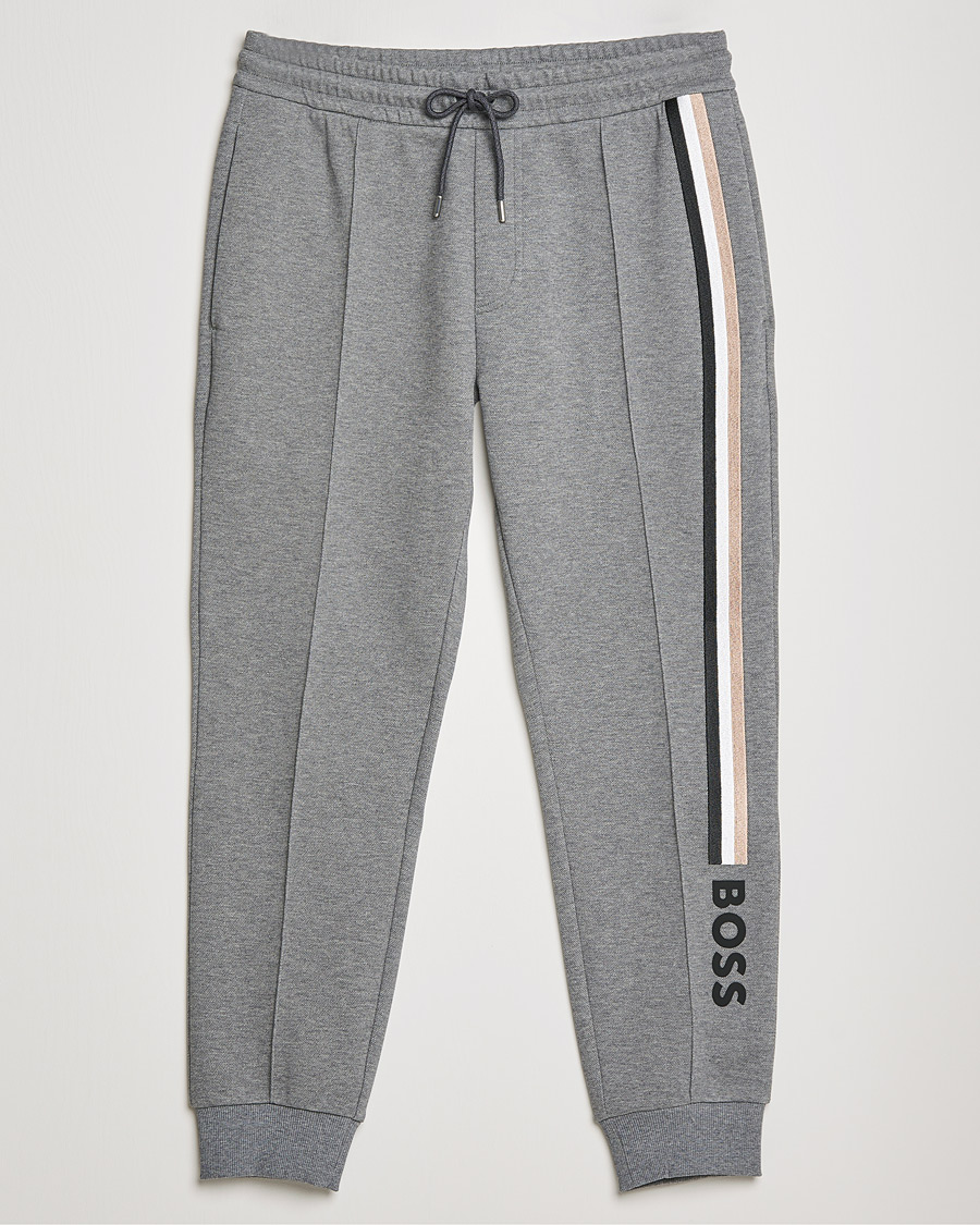 Men | Trousers | BOSS BLACK | BOSS Lamont Jersey Pants Medium Grey