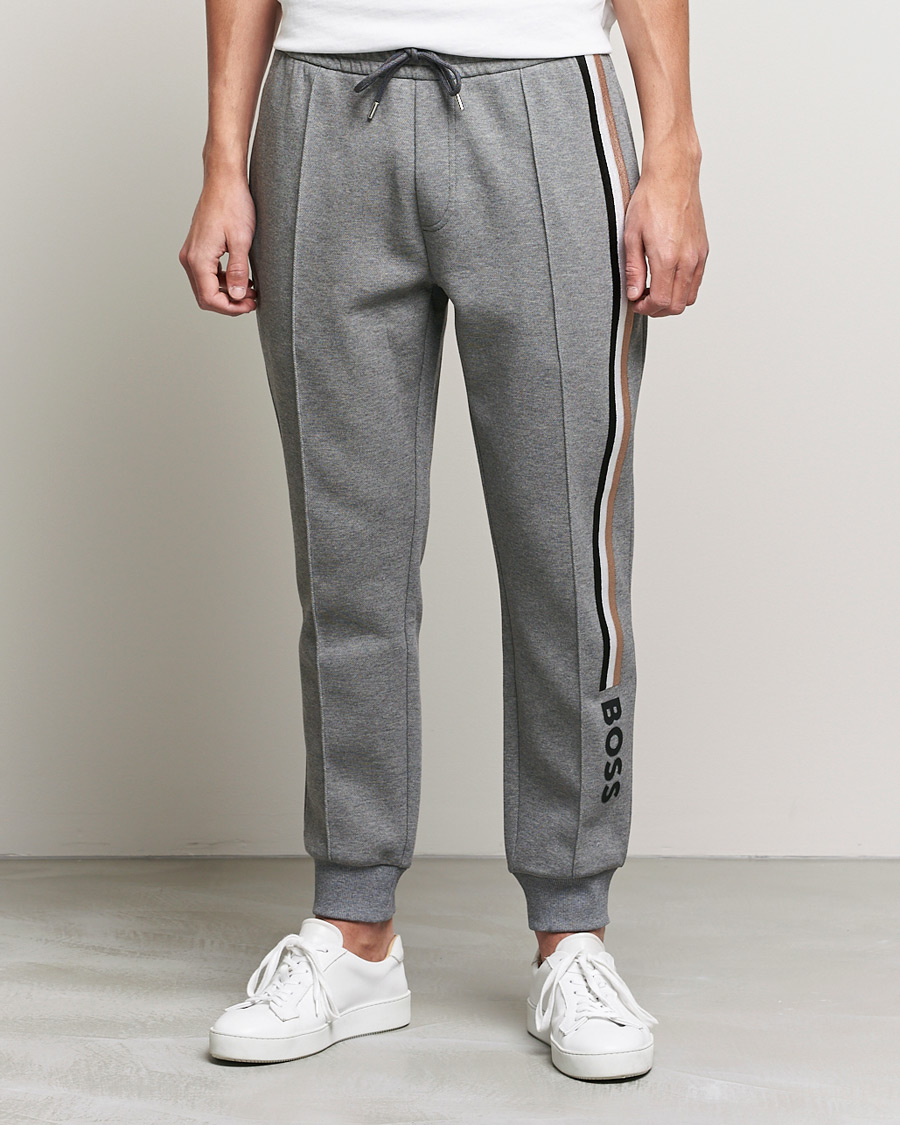 Men | Trousers | BOSS BLACK | BOSS Lamont Jersey Pants Medium Grey
