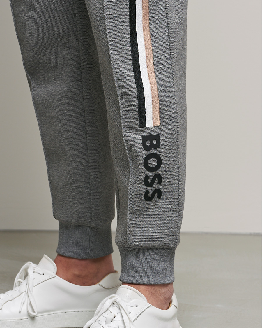 Men | Trousers | BOSS BLACK | BOSS Lamont Jersey Pants Medium Grey