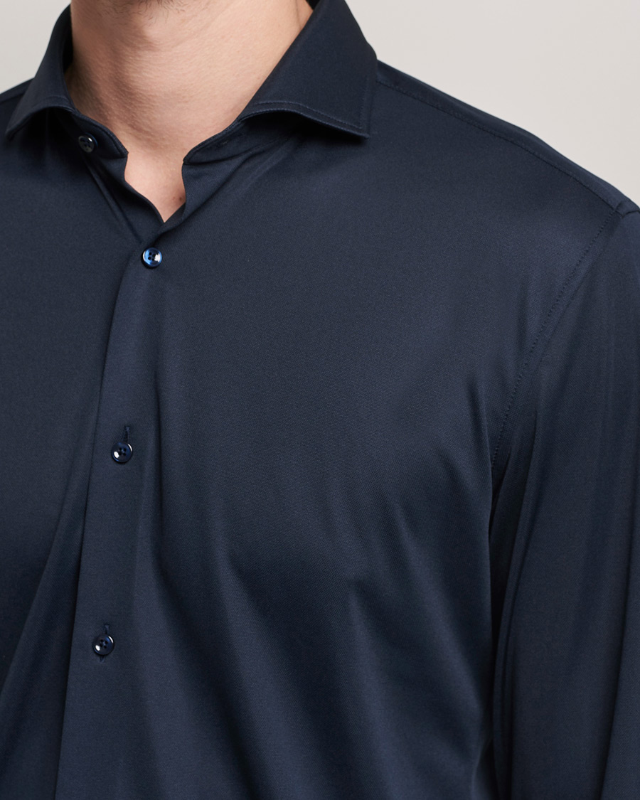 Men | Shirts | BOSS BLACK | Hank Performance Stretch Shirt Navy