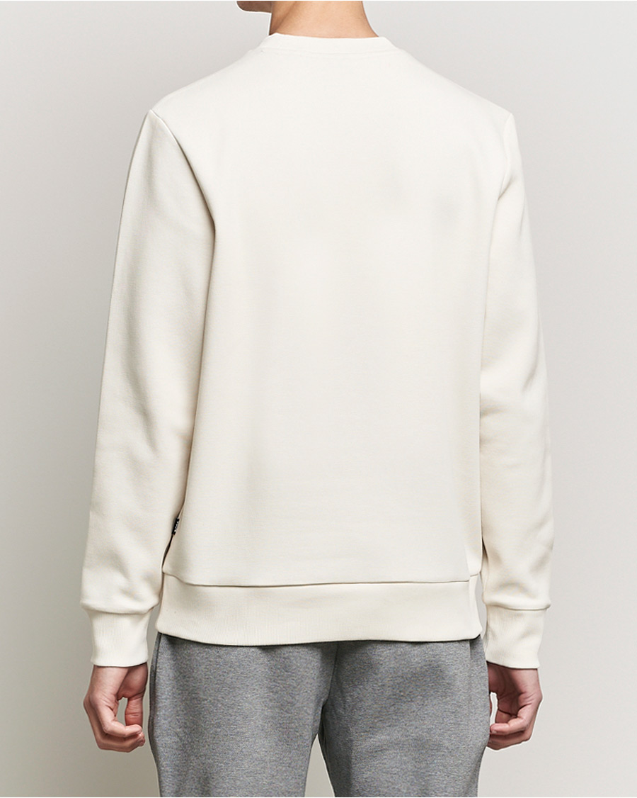 Men | Sweaters & Knitwear | BOSS | Stadler Logo Crew Neck Sweatshirt Open White