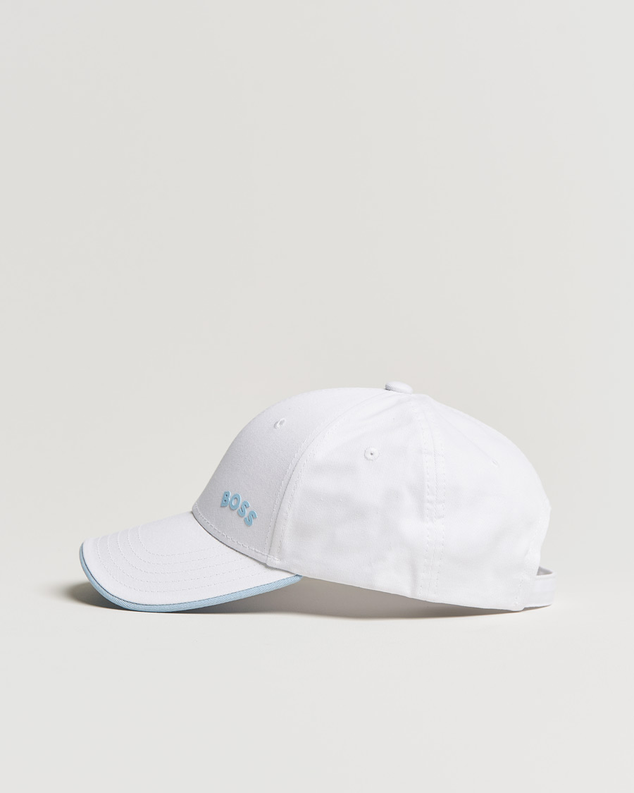 Men | BOSS Athleisure Curved Logo Cap Natural | BOSS GREEN | BOSS Athleisure Curved Logo Cap Natural