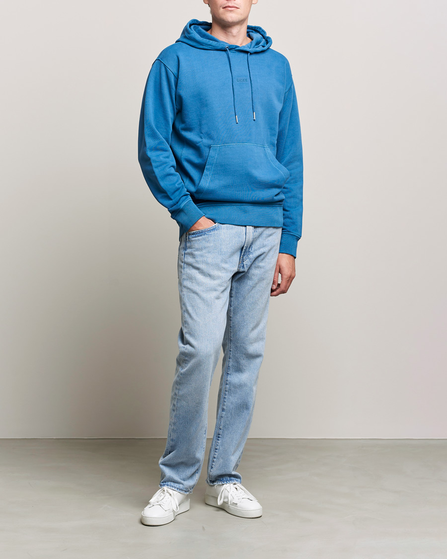 Men | Sweaters & Knitwear | BOSS Casual | Wefadehoody Hoodie Medium Blue