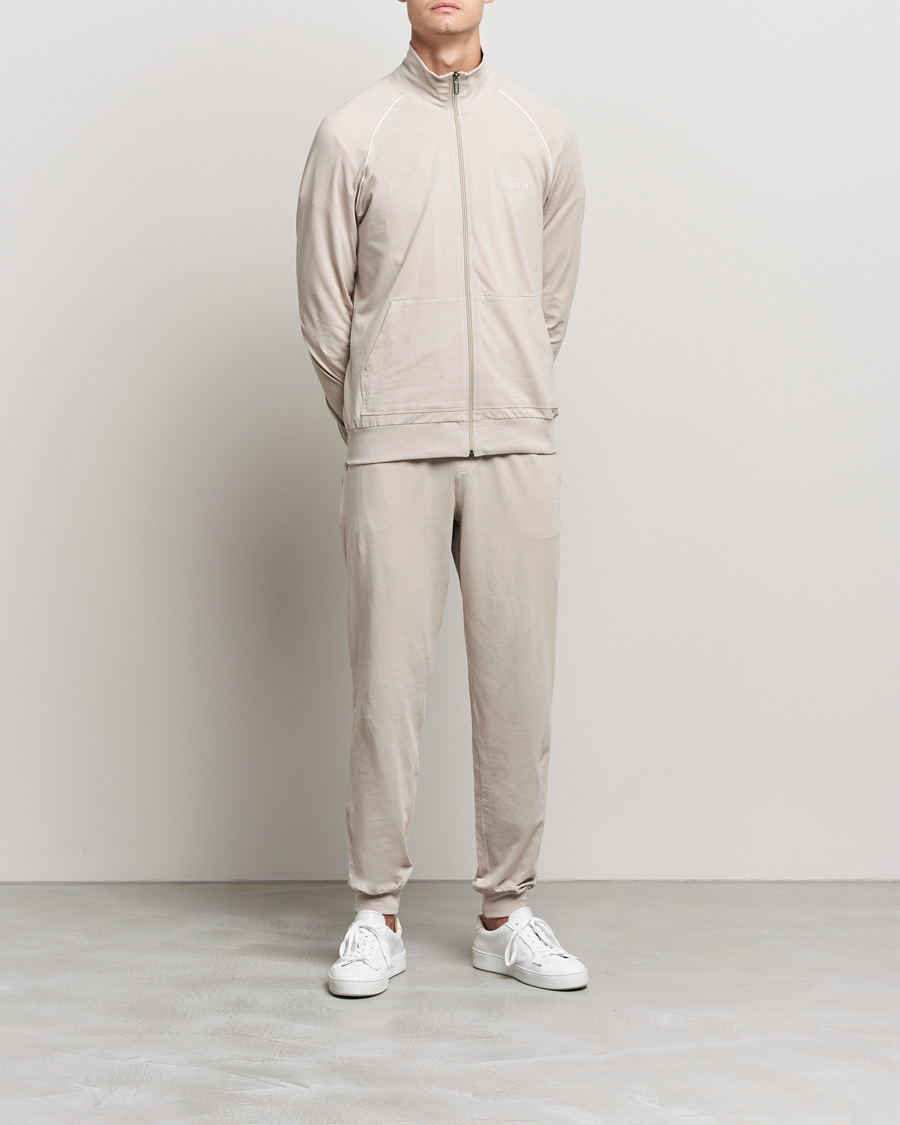 Men | Trousers | BOSS BLACK | BOSS Mix & Match Sweatpants Light Beige