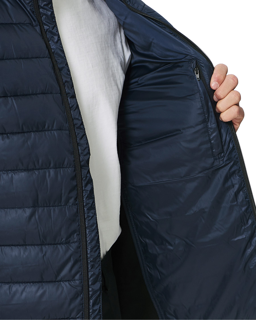 Men | Coats & Jackets | Calvin Klein | Recycled Side Logo Down Jacket Navy