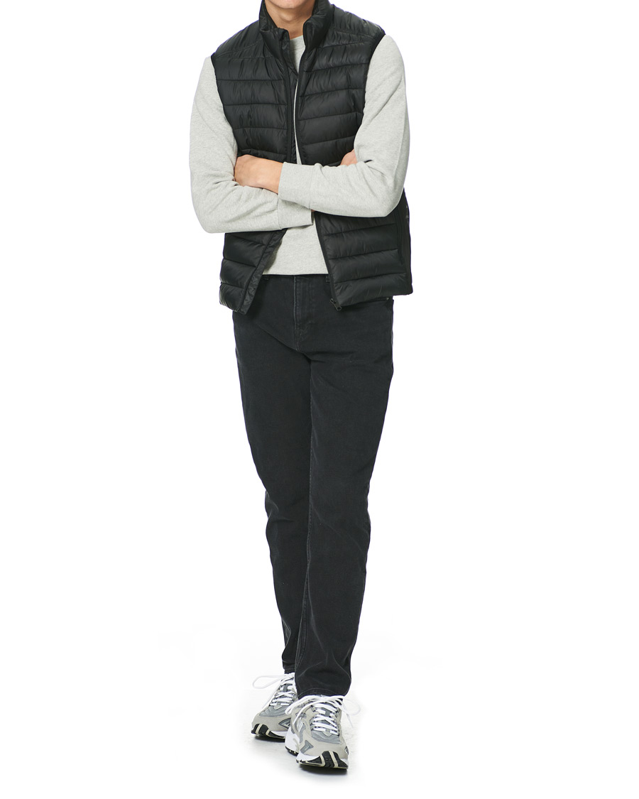 Men |  | Calvin Klein | Recycled Side Logo Down Vest Black