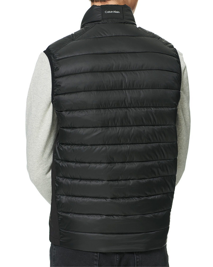 Men | Gilets | Calvin Klein | Recycled Side Logo Down Vest Black
