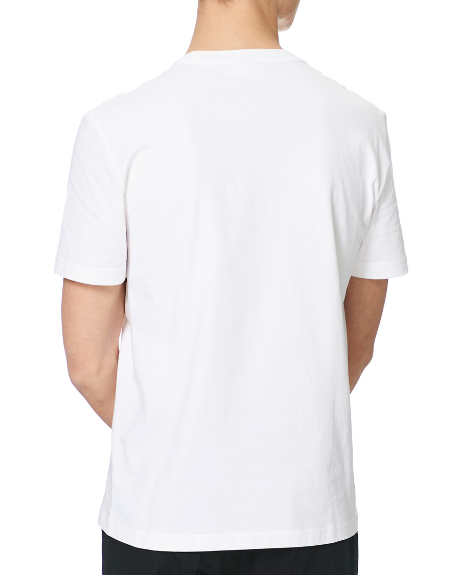 Men | T-Shirts | Calvin Klein | Cotton Embroidery Logo Crew Neck T-Shirt White