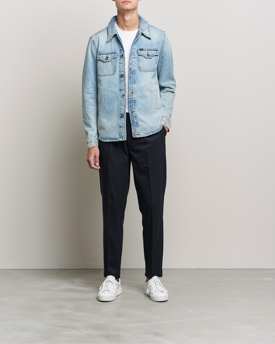 Men | Coats & Jackets | Tiger of Sweden | Get Jeans Jacket Light Blue
