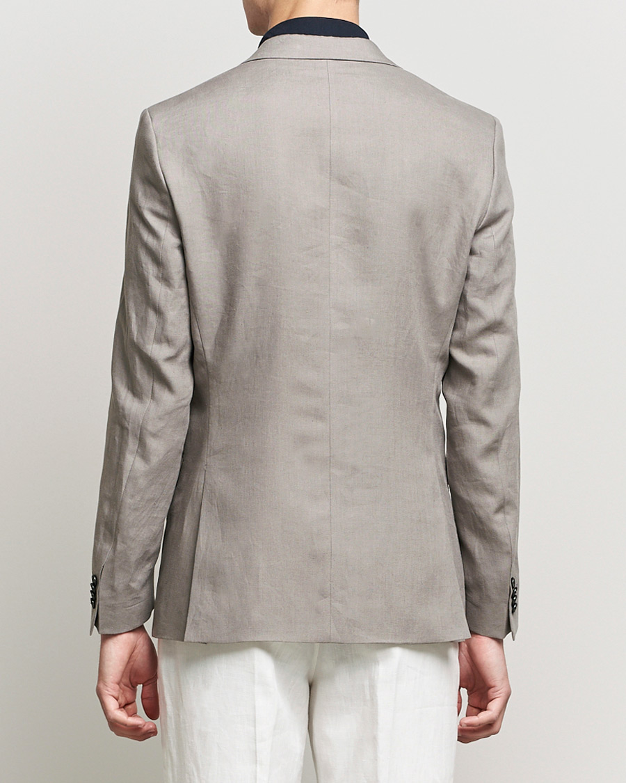 Men | Blazers | Tiger of Sweden | Jamonte Linen Blazer Lead Grey