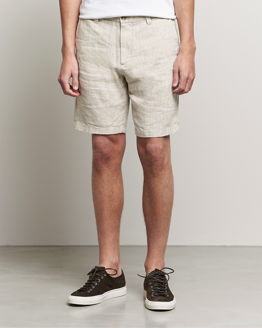 Men | Shorts | NN07 | Crown Linen Shorts Oat