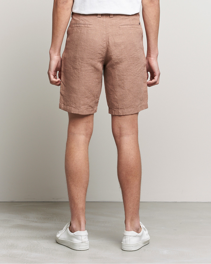 Men | Shorts | NN07 | Crown Linen Shorts Nougat