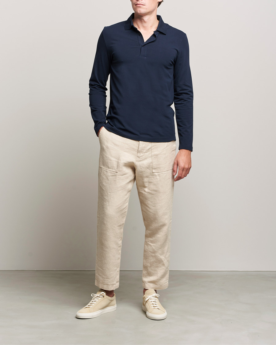 Men | Trousers | NN07 | Nohr Heavy Linen Trousers Ecru