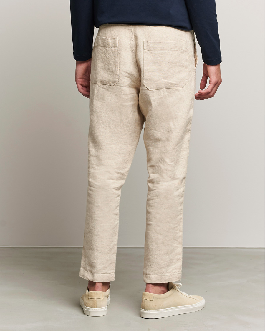 Men | Trousers | NN07 | Nohr Heavy Linen Trousers Ecru