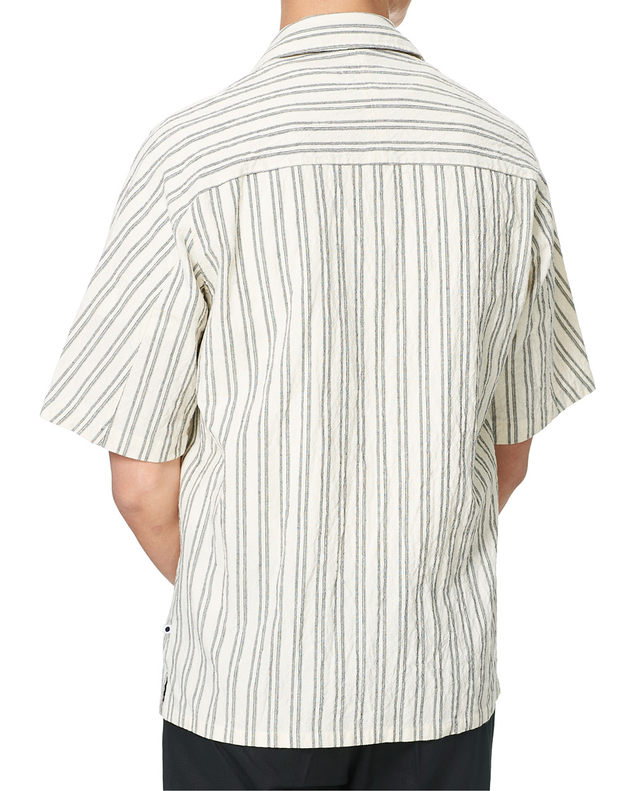 Men | Shirts | NN07 | Ole Short Sleeve Striped Shirt White/Black