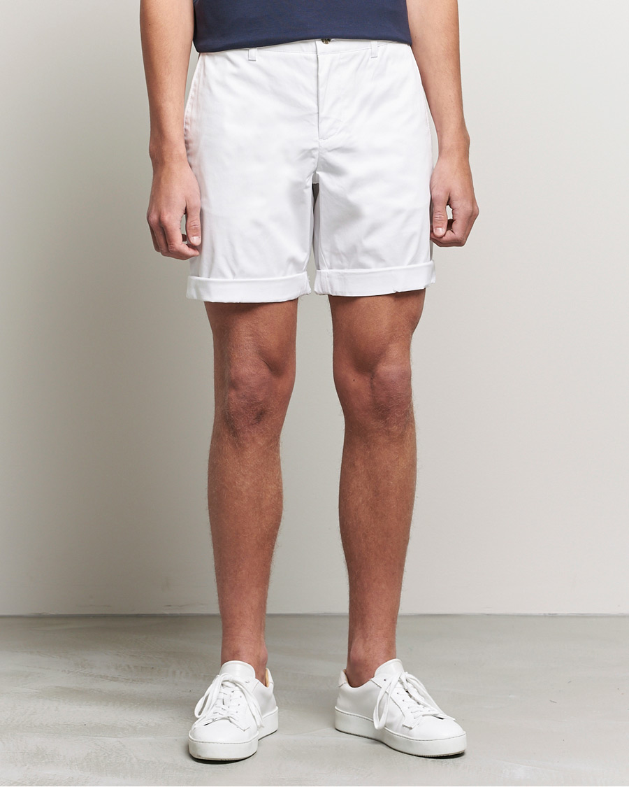 Men | Shorts | J.Lindeberg | Nathan Super Satin Shorts White