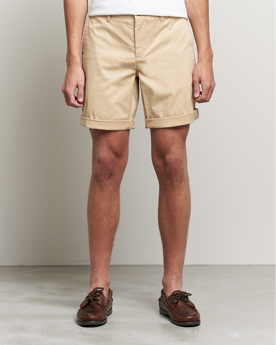 Men | Shorts | J.Lindeberg | Nathan Super Satin Shorts Safari Beige