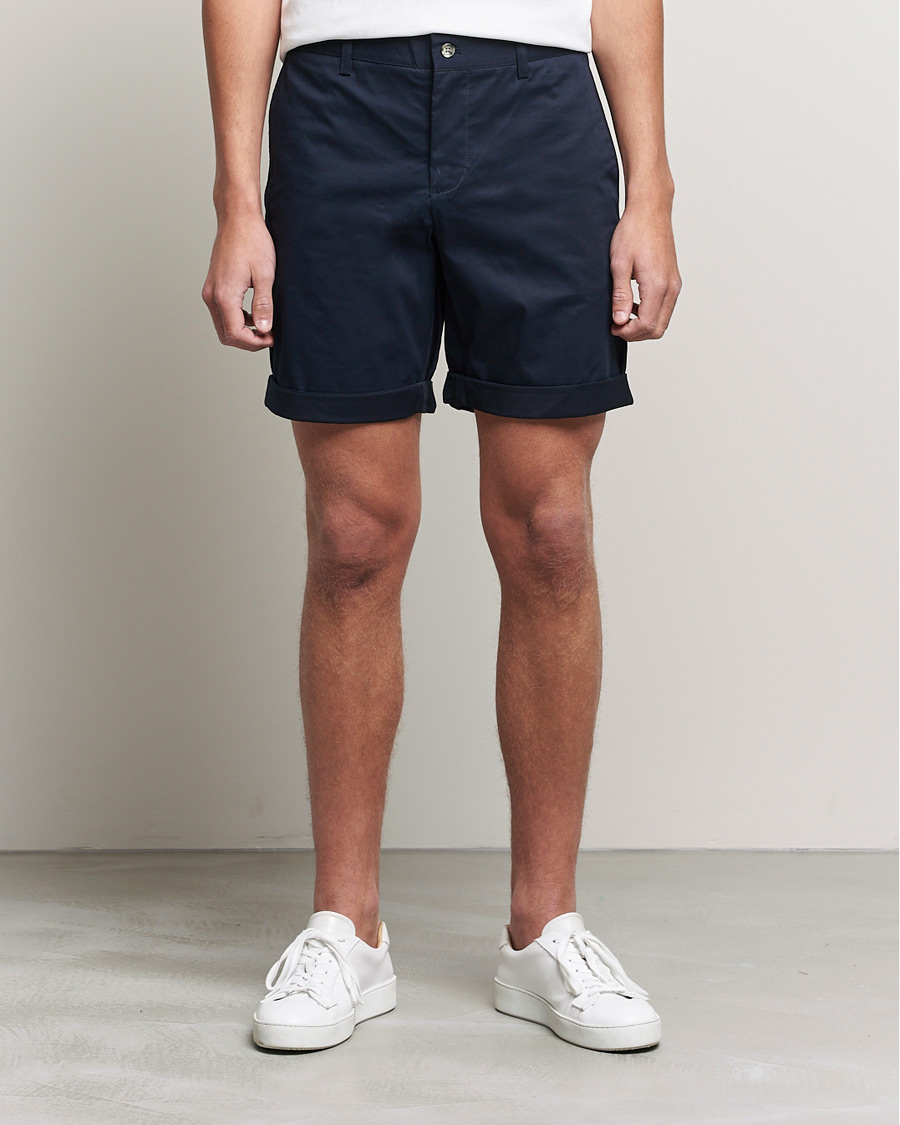 Men | Shorts | J.Lindeberg | Nathan Super Satin Shorts Navy