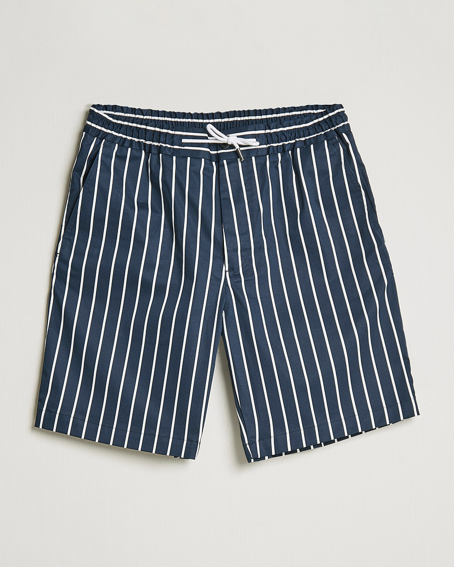 Men |  | J.Lindeberg | Earl Stripe Resort Shorts Navy