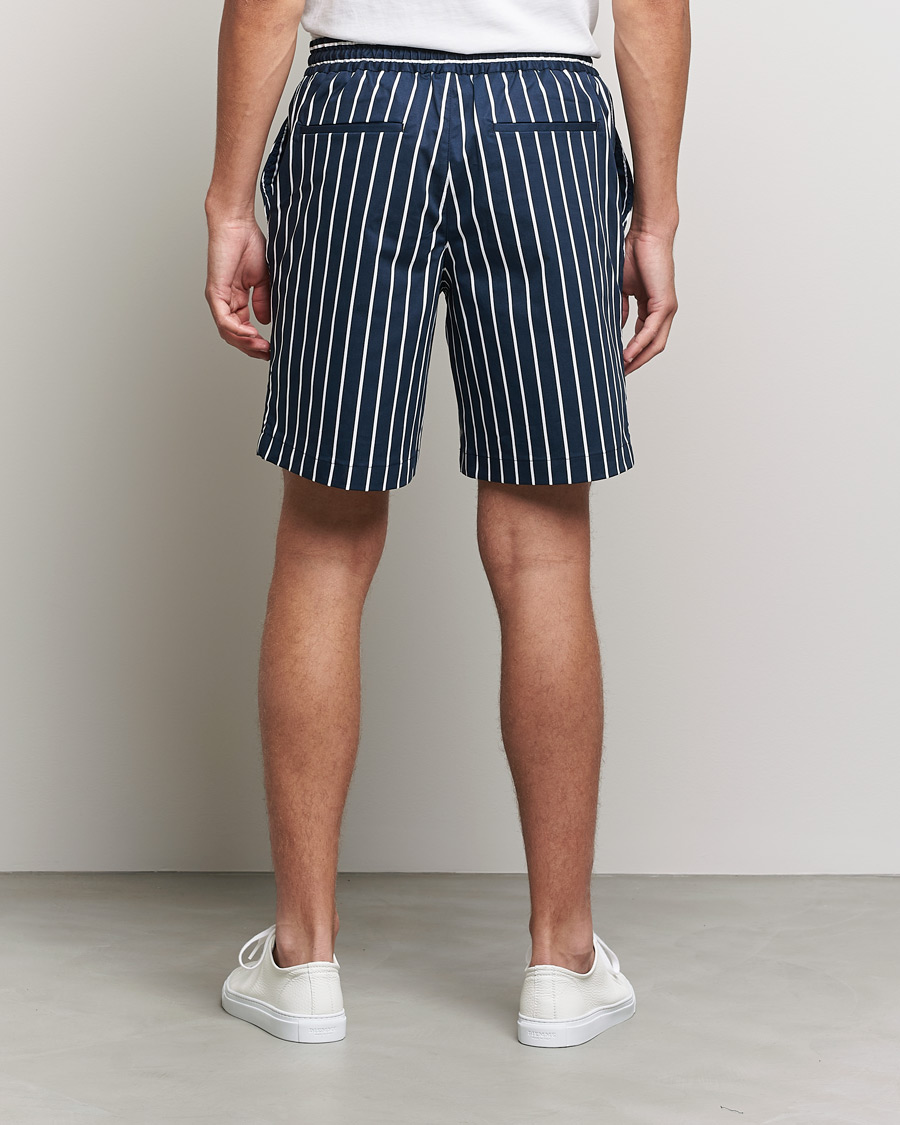 Men | Shorts | J.Lindeberg | Earl Stripe Resort Shorts Navy
