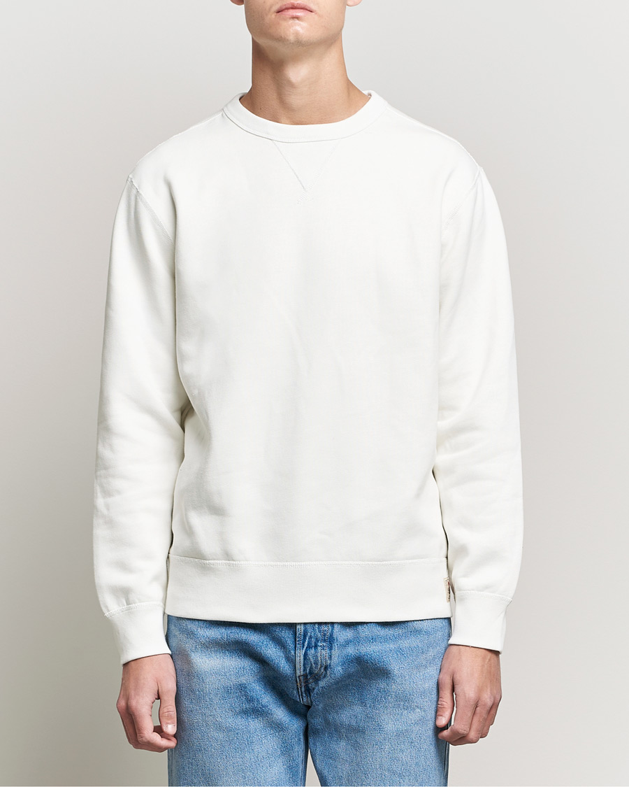 Men |  | Polo Ralph Lauren | Vintage Fleece Crew Neck Sweatshirt Deckwash White