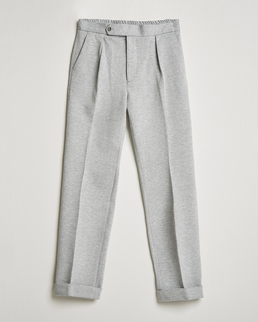Men | Trousers | Polo Ralph Lauren | Brad Jersey Knitted Trousers Andover Heather