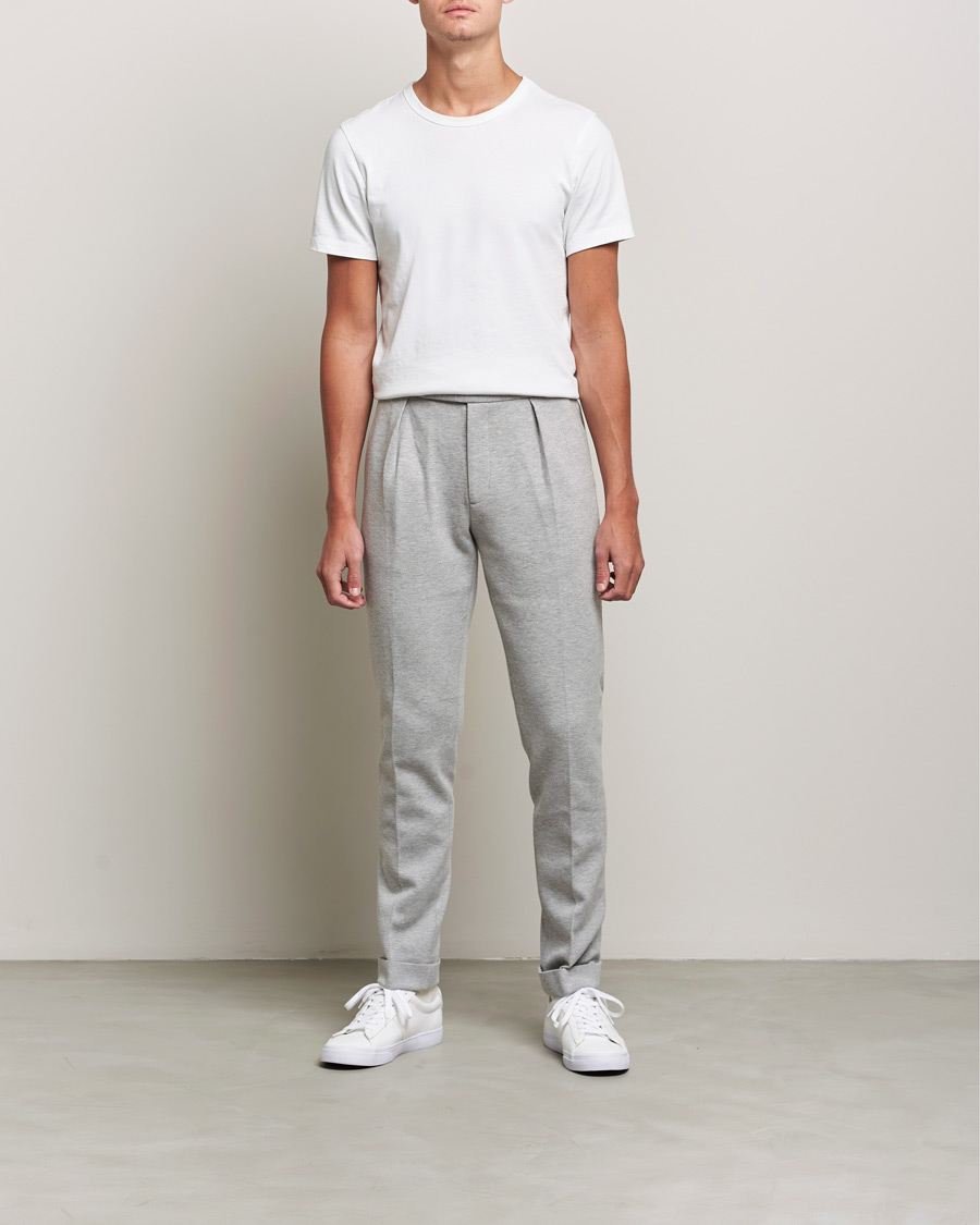 Men |  | Polo Ralph Lauren | Brad Jersey Knitted Trousers Andover Heather