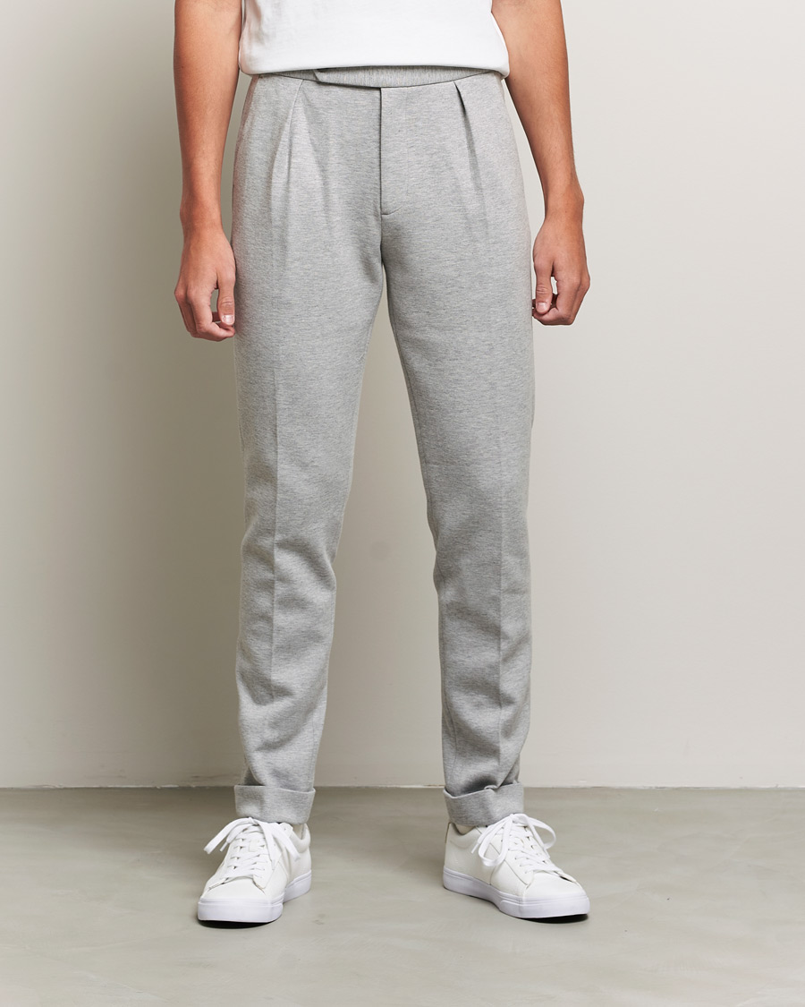 Men | Trousers | Polo Ralph Lauren | Brad Jersey Knitted Trousers Andover Heather