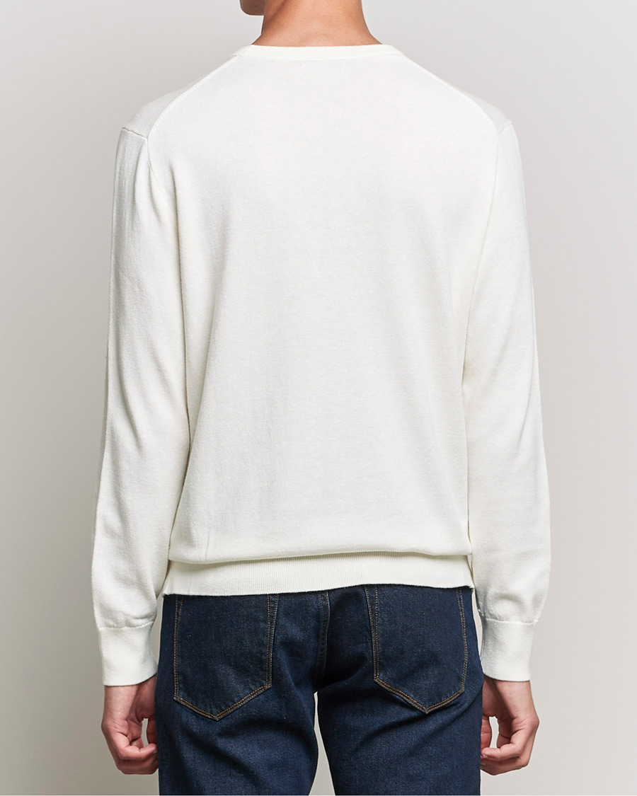 Men | Sweaters & Knitwear | Polo Ralph Lauren | Cotton/Cashmere Crew Neck Pullover Deckwash White