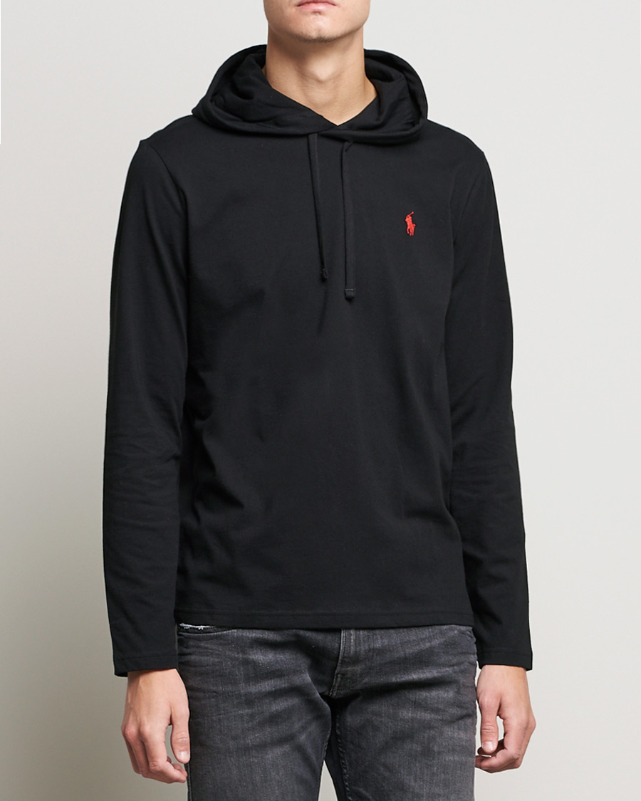 Men | Hooded Sweatshirts | Polo Ralph Lauren | Jersey Hoodie Black