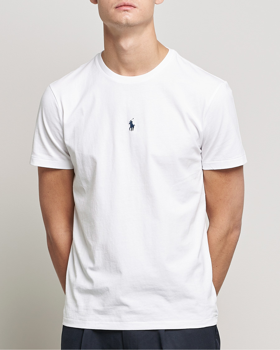 Men | T-Shirts | Polo Ralph Lauren | Chest Crew Neck Tee White