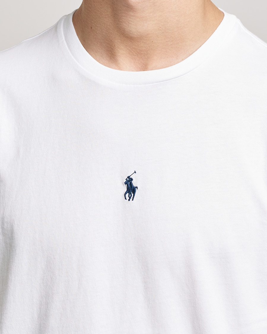 Men | T-Shirts | Polo Ralph Lauren | Chest Crew Neck Tee White