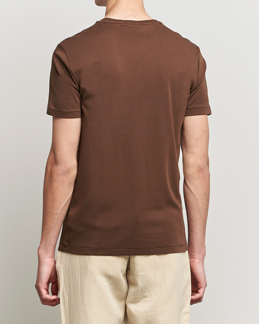 Men | T-Shirts | Polo Ralph Lauren | Luxury Pima Cotton Crew Neck Tee American Brown