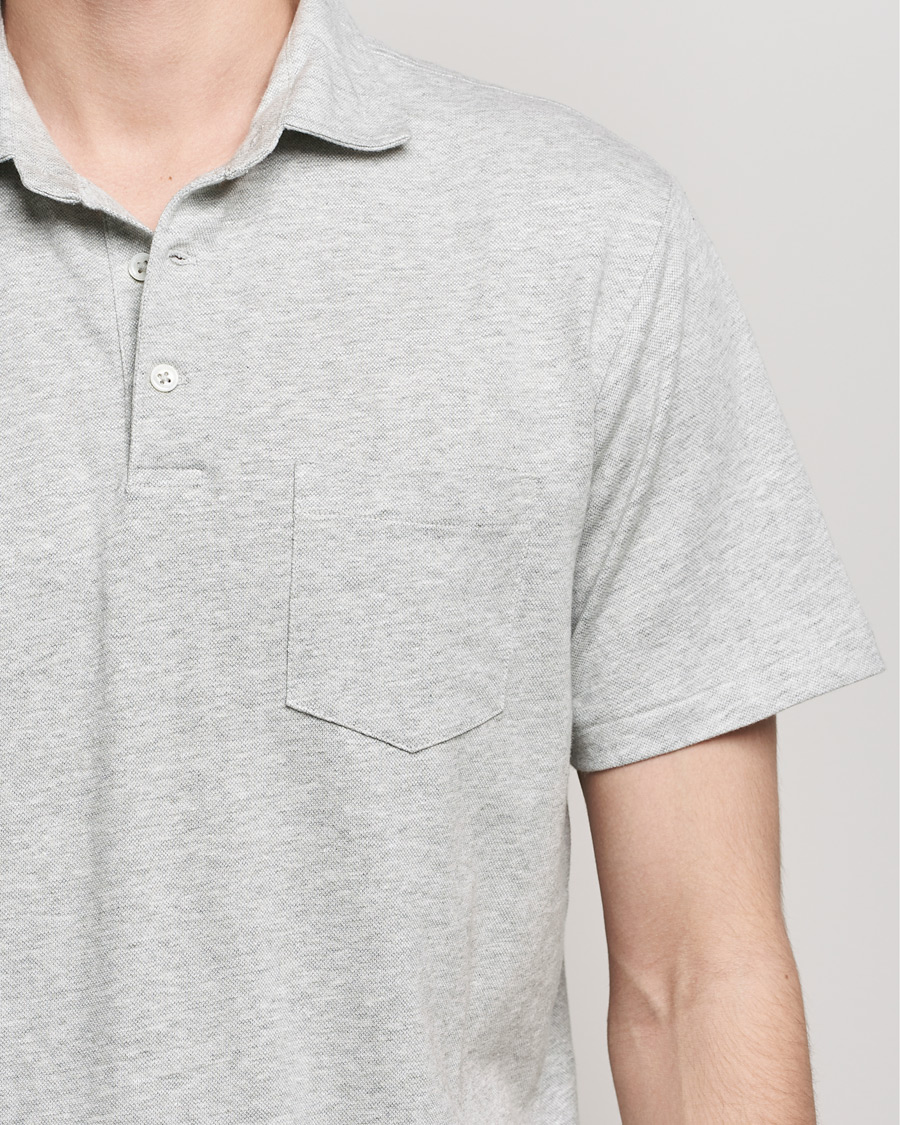 Men | Polo Shirts | Polo Ralph Lauren | Custom Slim Fit Cotton/Linen Polo Andover Heather