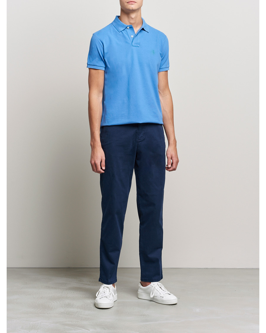 Men | Polo Shirts | Polo Ralph Lauren | Custom Slim Fit Polo Retreat Blue
