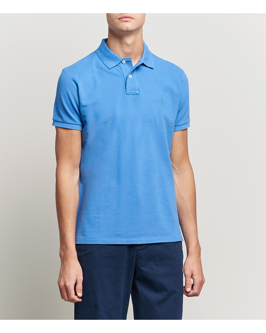 Men | Polo Shirts | Polo Ralph Lauren | Custom Slim Fit Polo Retreat Blue