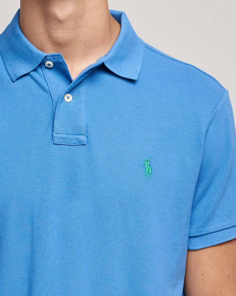 Men | Polo Shirts | Polo Ralph Lauren | Custom Slim Fit Polo Retreat Blue