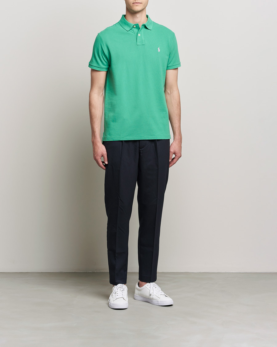 Men |  | Polo Ralph Lauren | Custom Slim Fit Polo Raft Green