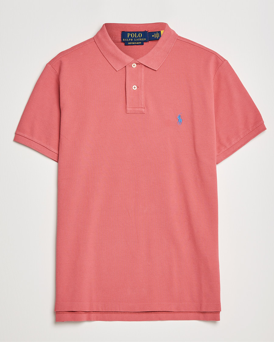 Men | Polo Shirts | Polo Ralph Lauren | Custom Slim Fit Polo Adirondack Berry