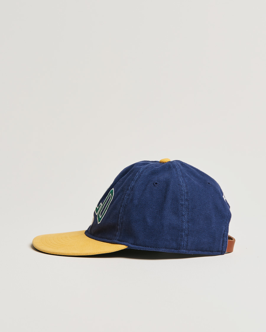 Men | Polo Ralph Lauren Retro Cotton/Twill Cap Newport Navy/Gold | Polo Ralph Lauren | Retro Cotton/Twill Cap Newport Navy/Gold