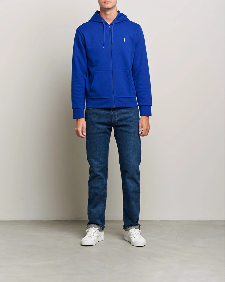 Men | Sweaters & Knitwear | Polo Ralph Lauren | Tech Performance Full Zip Hoodie Heritage Royal