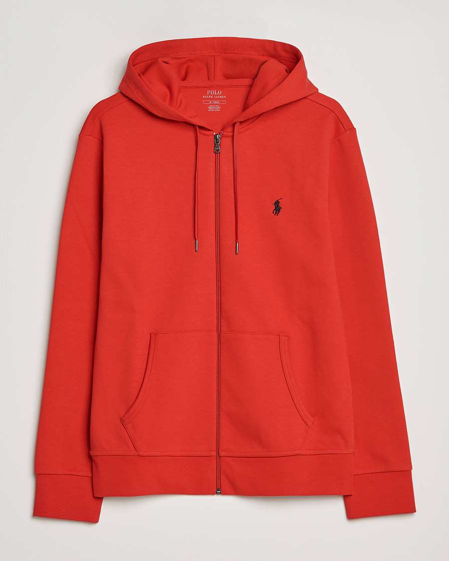 Men | Sweaters & Knitwear | Polo Ralph Lauren | Tech Performance Full Zip Hoodie Red